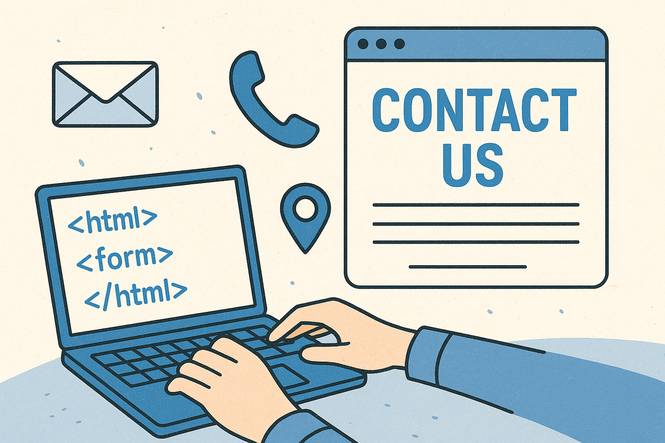 How to Create a Contact Us HTML Page