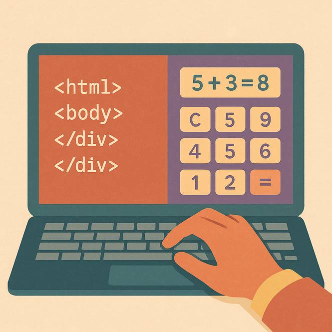 Creating a Simple Math Calculator in HTML Code