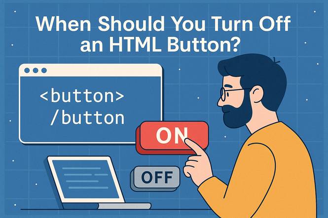 When Should You Turn Off an HTML Button? Best Practices Explained